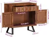 vidaXL Szafka z szufladami miodowy brąz 70x35x70 cm lite Podgląd zdjęcia produktu 7