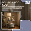 Couchtisch KOSI Grau aus Metall Ø 45 x 45 cm mit Produktbild-Vorschau 2