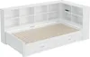 Massivholzsofa(Weiß)Mit Ausziehbarem Bett,Mit Produktbild-Vorschau 9