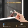 YOLEO Badspiegel mit Licht, 100x80 cm, LED-Badspiegel mit Produktbild-Vorschau 3