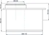 Poloplast POLO-KAL, Übergangsrohr, kurz, DN 110/50, 1 Stk. Produktbild-Vorschau 2