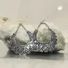 Paar Ohrhänger Ohrringe 53x25mm Orient Muster 925 Silber Produktbild-Vorschau 2
