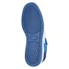 The sole of a blue and white sneaker is shown against a white background. Produktbild-Vorschau