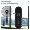 Tichý stojanový ventilátor HOMCOM s dálkovým ovládáním, 3 Náhled obrázku produktu 6