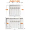 Besteckkasten für Küche, Ausziehbarer Besteckschublade 6-8 Produktbild-Vorschau 8