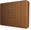 Meblast | Szafa 225/210 cm, wiśnia Porto, okucia premium | Podgląd zdjęcia produktu 1