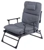 2 in 1 Gartenliege Sanitätsliege Gästebett und Relaxsessel mit Polster Voir les images du produit