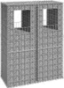 vidaXL Gabionové sloupky 2 ks 50x50x140 cm Železo Náhled obrázku produktu 2