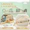 Letto per bambini Sweiko in legno, letto per bambini con Anteprima dell’immagine prodotto 3