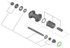 SHIMANO WH/FH9000, anello distanziale, grigio, Y4T724000 Anteprima dell’immagine prodotto 4