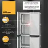 Artplast Concert 50x39x92 Cm Schrank Silber  Silber One Produktbild-Vorschau 2
