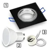 A set of lighting components including a recessed light fixture, a light bulb, and a socket. Náhled obrázku produktu