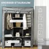 HOMCOM Stoffschrank, Faltschrank, Kleiderschrank mit Produktbild-Vorschau 4