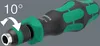 Wera Bits-Handhalter mit Ratschenfunktion 1/4", 838 RA-R M Anteprima dell’immagine prodotto 10