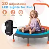 Trampolino per bambini COSTWAY Ø90 cm, minitrampolino con Anteprima dell’immagine prodotto 4