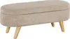 HOMCOM Banc banquette bout de lit coffre de rangement 2 en Voir les images du produit 1