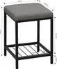 EUGAD Sitzhocker Schminkhocker, Badhocker Badezimmerhocker Produktbild-Vorschau 3