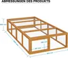 Wiltec XXL Freilaufgehege Holz 1800 x 900 x 480 mm, Kasten Produktbild-Vorschau 7