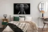 MuchoWow® Poster Elefant - Wildtiere - Schwarz - Weiß - Produktbild-Vorschau 4