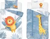 Babybettwäscheset 90x120 Safari ZOO BAUMWOLLE Produktbild-Vorschau 2