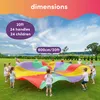 THE TWIDDLERS XXL Regenbogen Schwungtuch 6 Meter mit 24 Produktbild-Vorschau 3