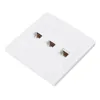 Plaque murale Ethernet Cat 6 3 ports,Plaque murale Ethernet Voir les images du produit 1