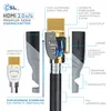 Kabel CSL 8k HDMI 2.1, potrójnie ekranowany, Ultra HD, Full Podgląd zdjęcia produktu 4