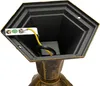 Close-up view of the inside of a lamp base, showing wiring and mounting points. Náhled obrázku produktu