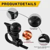 Fahrradklingel 120 dB extra laut, Kupfer Metall schwarz, Produktbild-Vorschau 3