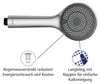 WENKO sprchová hlavice WATERSAVING Kulatý Ø9,6 cm Sprchová Náhled obrázku produktu 7