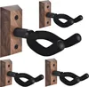 4er-Pack Wandgitarrenhalterung, verstellbarer Hartholzhaken Produktbild-Vorschau 1