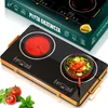 Doppel Keramikplatte mit Glaskeramik Tragbar Keramikplatte Produktbild-Vorschau 1