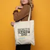 World's Okayest Dad Jutebeutel Stoffbeutel Canvas Papa Produktbild-Vorschau 4