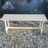 Panchina da parco in legno KADAX senza schienale 119 cm, Anteprima dell’immagine prodotto 12