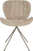 2er Set Zuiver OMG Esszimmerstuhl Stahl/Polyester weiß Produktbild-Vorschau 3