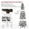 HOMCOM, umelý vianočný stromček, 180 cm, vyzerá ako Náhľad obrázku produktu 6