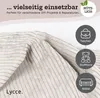 Cordstoff Meterware 1,40 m breiter Polsterstoff für Möbel Kissenbezüge DIY Zuschnitt beige Náhľad obrázku produktu