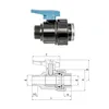 Unidelta PP Kugelhahn mit Außen- und Innengewinde 3/4" x Produktbild-Vorschau 2