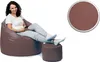 sunnypillow Premium XXL Sitzsack mit Hocker Riesensitzsack Produktbild-Vorschau 5