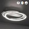 LED-Deckenleuchte - 76 x 56 cm - Aluminiumfarben - Produktbild-Vorschau 3