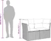 VidaXL 366102, 2 siedz., Jasny Szary, 110 kg, 1240 mm, 620 Podgląd zdjęcia produktu 8