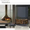 tectake® Kaminholzregal Tuby Industrial-Look inklusive Produktbild-Vorschau 3