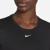 Nike W Nk One Df Ss Slim Top Black/White L Produktbild-Vorschau 13