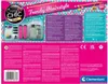 The image shows the back of a product box for a toy hair styling kit. Produktbild-Vorschau