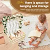 Holz Baby Geschenk Korb mit Griff, Holz Babyparty Schrank, Produktbild-Vorschau 3