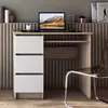 nabbi PC-Tisch Celity - Dub-Sonoma / Weiß Produktbild-Vorschau 2