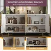 Sideboard Weiß Gold 152x40x75 cm - Moderne Anrichte mit Produktbild-Vorschau 18