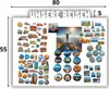 Anwicar Magnettafel Unsere Reisen - Horizontal 55x80 cm - Produktbild-Vorschau 2