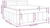 vidaXL Boxspringbett mit Matratze Hellgrau 180x200 cm Stoff Produktbild-Vorschau 8