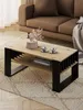 Couchtisch Mit Lamellen 90x50 Artisan/Schwarz Loft Modern Produktbild-Vorschau 4